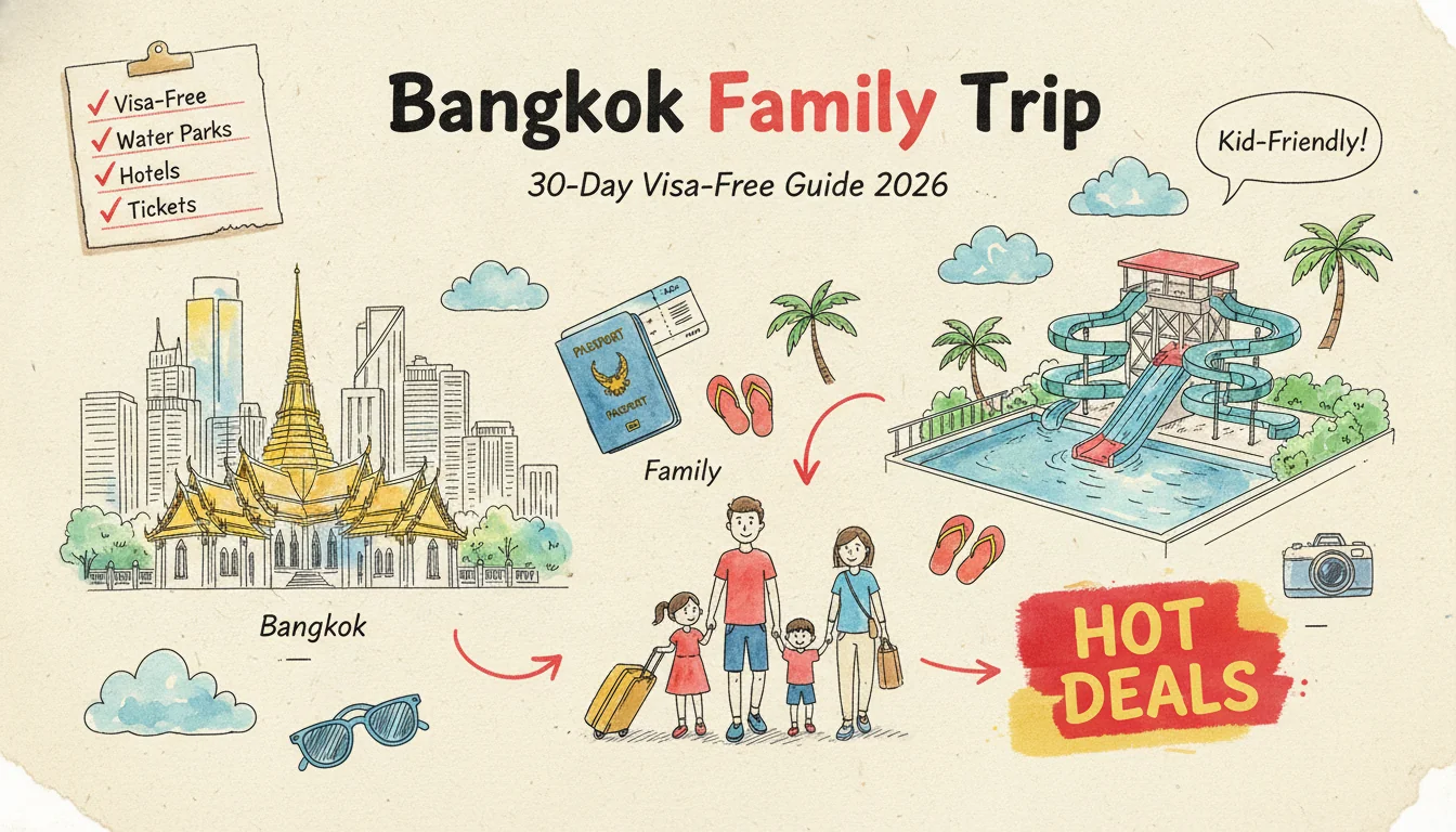 Bangkok 2026: Bebas Visa 30 Hari, TDAC & Tarikan Baharu Keluarga