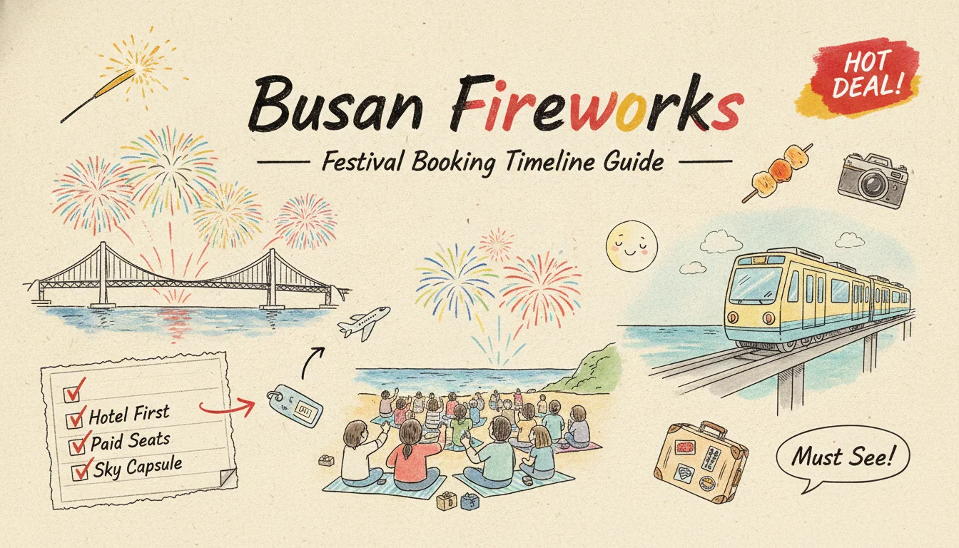Bila Nak Tempah Pesta Bunga Api Busan 2026? Ini Susunannya