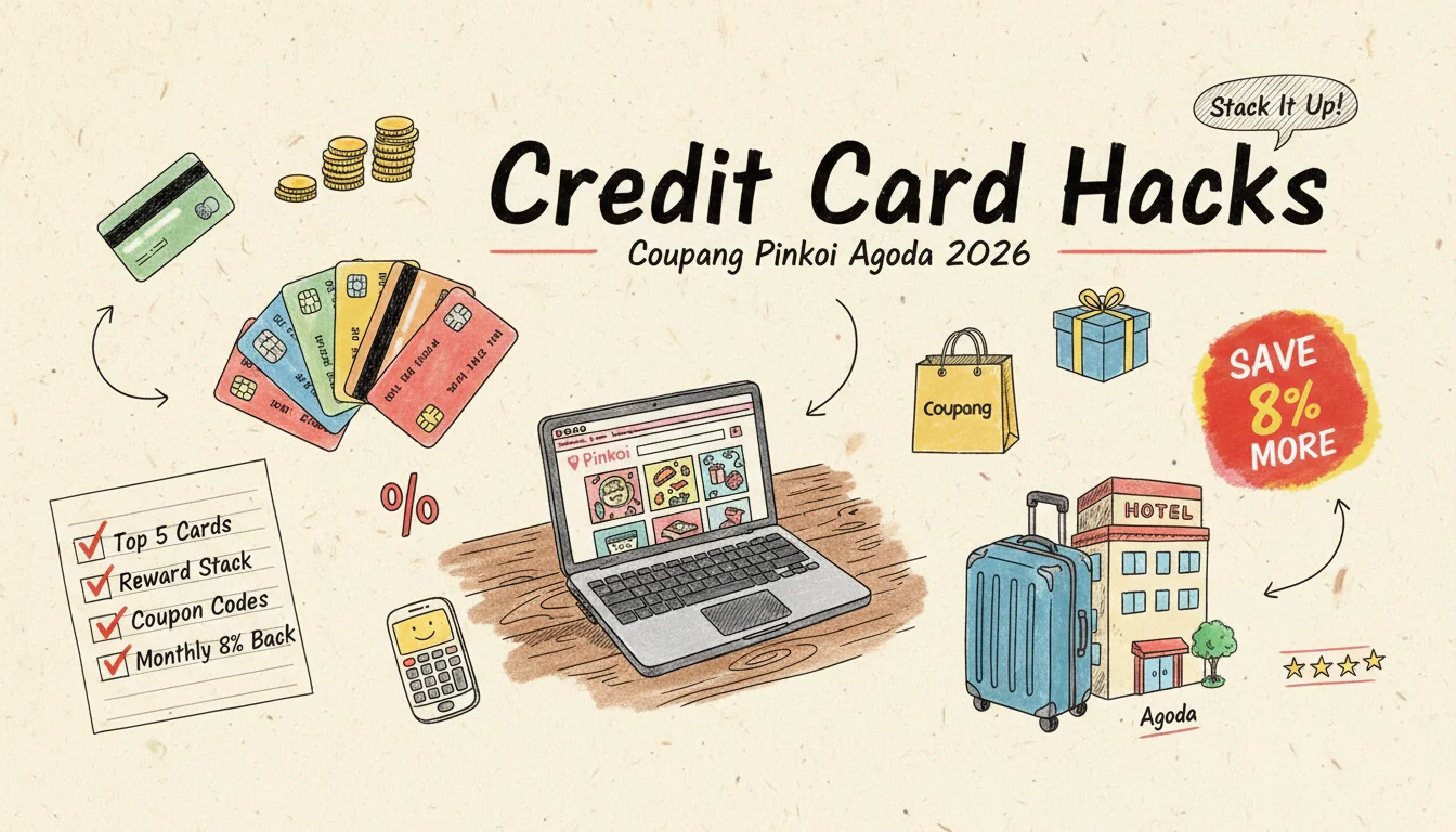 Best Credit Cards for Coupang, Pinkoi, Agoda 2026 (Real ROI Test)