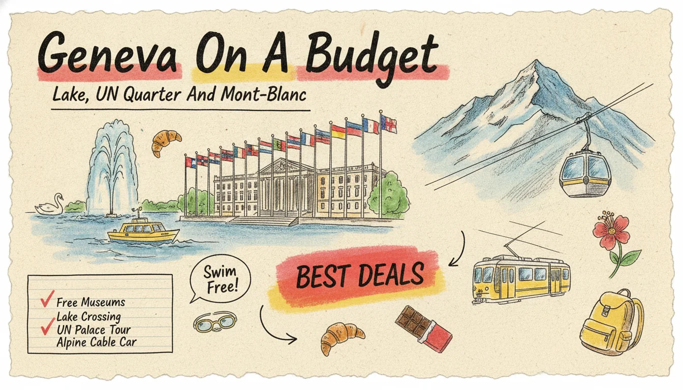 Geneva Costs CHF 2 to Swim and CHF 25 to See the UN: 2026 Ticket Prices