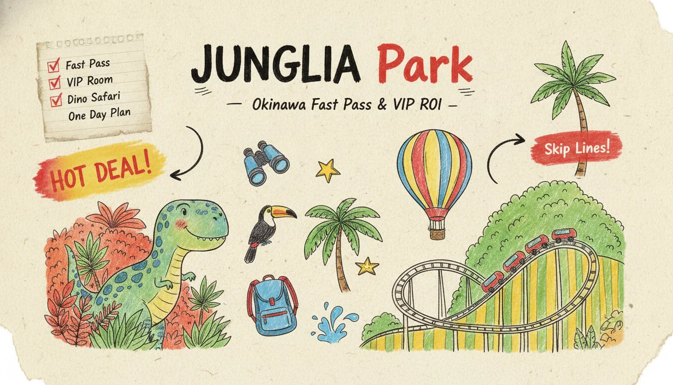 JUNGLIA Okinawa 2026: ห้อง VIP ของ Klook คุ้มไหม? จุดคุ้มทุน Premium Pass