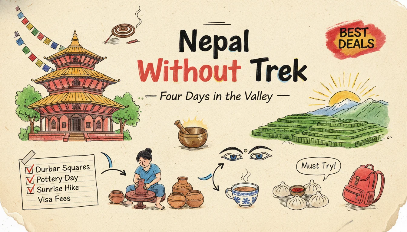 Kathmandu Without the Trek: 4 Valley Days, NPR 5,900 in 2026 Fees