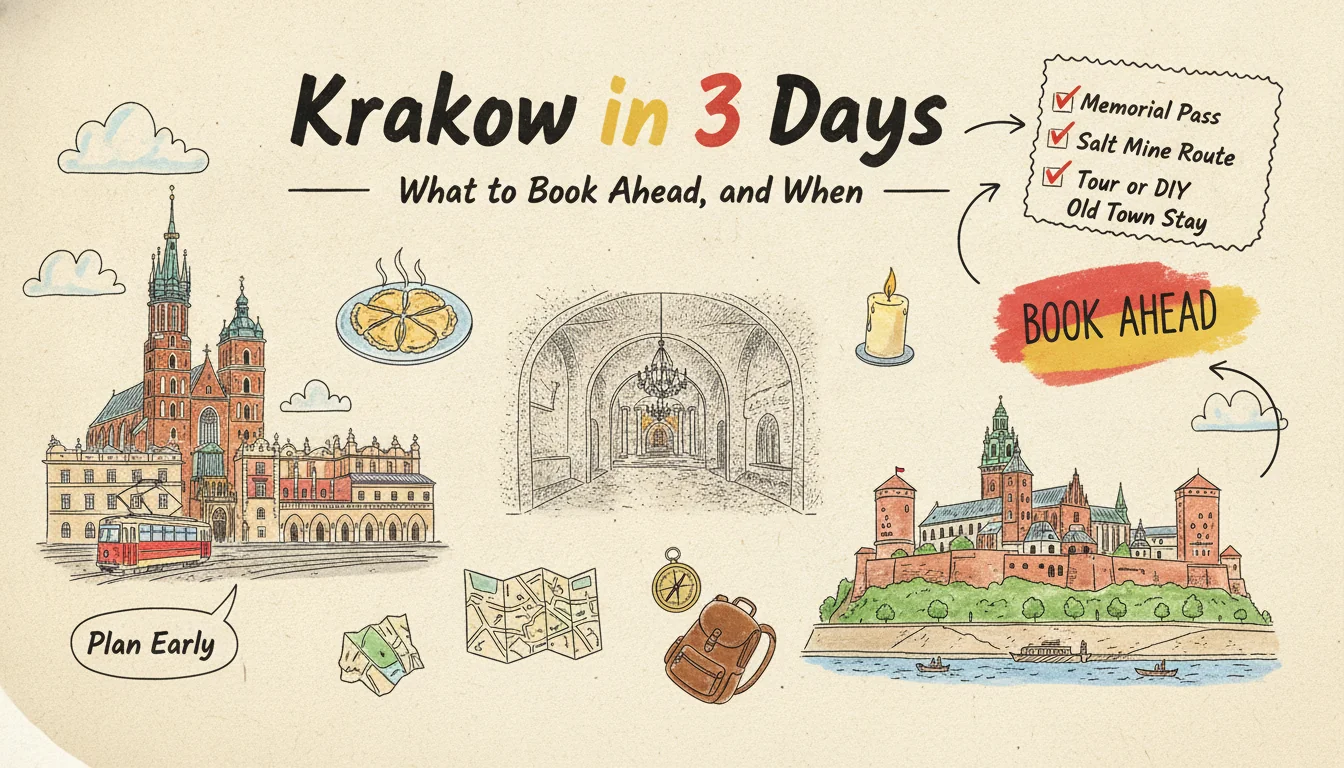 How Far Ahead to Book Auschwitz and Wieliczka: A 3-Day Krakow Plan for 2026
