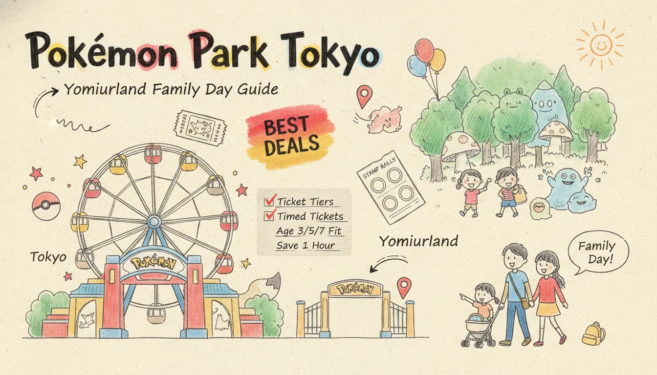 2026 東京寶可夢樂園 PokéPark KANTO 親子實戰｜3／5／7 歲適玩設施＋整理券省一小時
