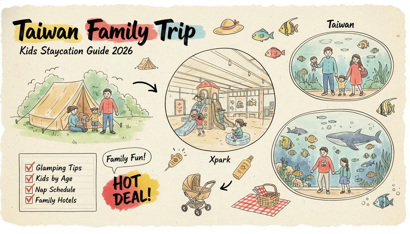 Percutian Keluarga Taiwan 2026: Glamping & 7 Tip Hotel Anak