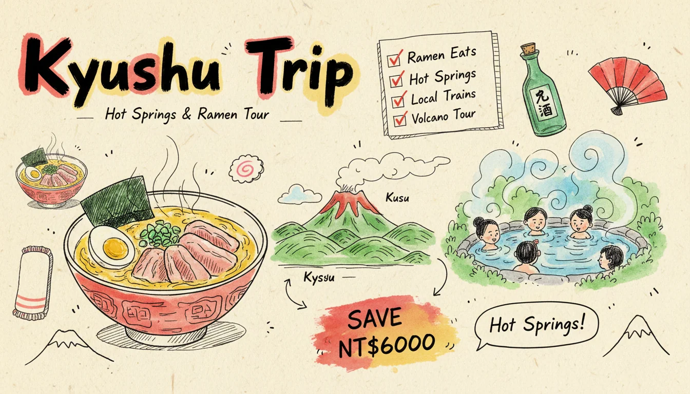 Kyushu Travel Guide 2026: Fukuoka, Yufuin, Aso Volcano & Nagasaki in One Trip