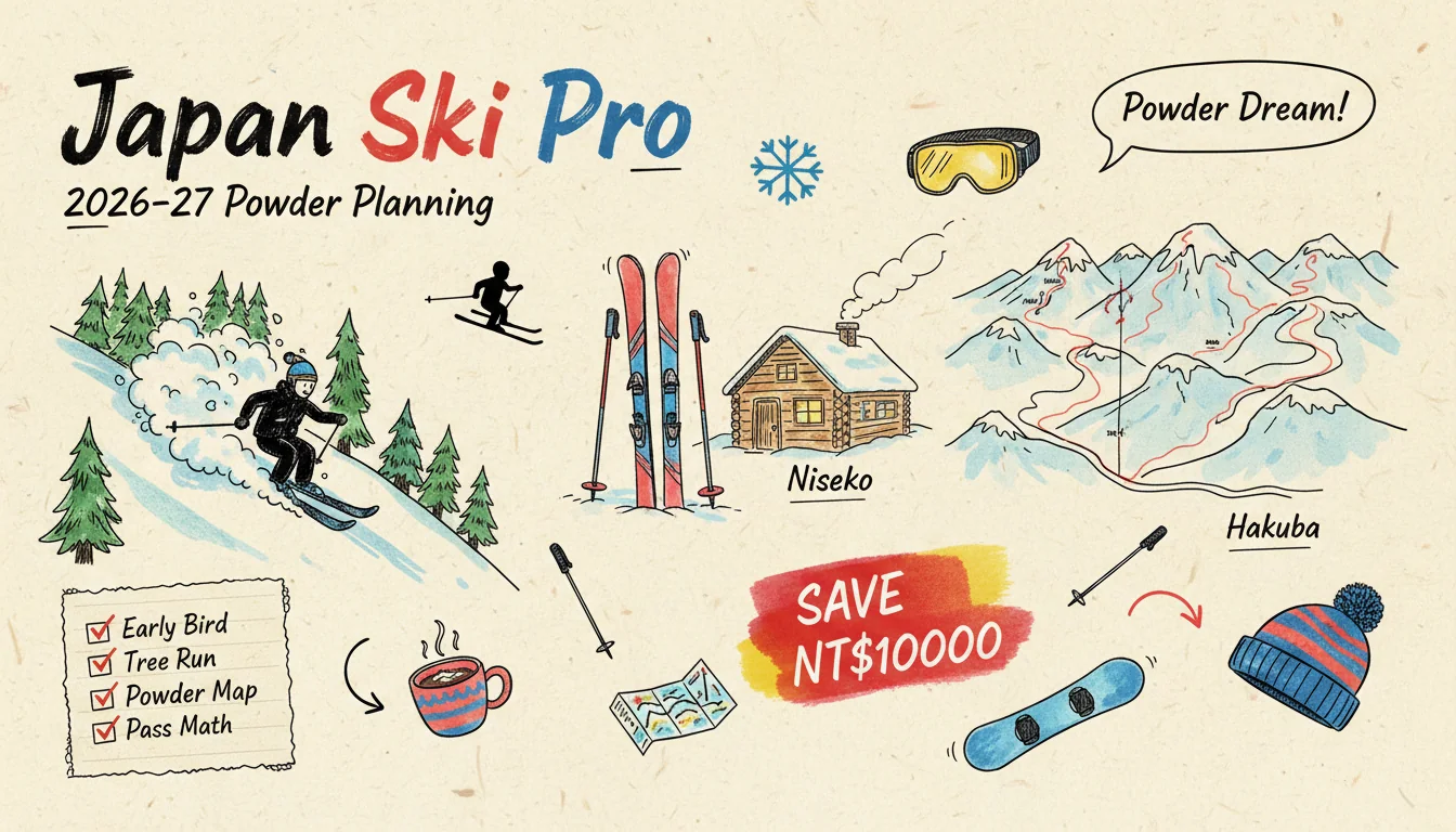 Panduan Ski Jepun Advanced 2026-27: Early Bird Jimat 40%