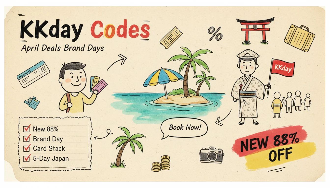 2026 KKday Promo Codes: 12% Off First Order + Card Stack Tips | 1stCoupon